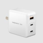 Momax ONE Plug 65W 3-Port GaN Charger White - Image 3