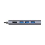 Momax ONELINK 8-in-1 Type-C Hub Grey - Image 4