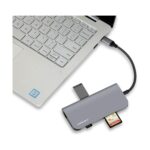 Momax ONELINK 8-in-1 Type-C Hub Grey - Image 3