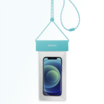 Momax Waterproof Pouch With Universal Neck Strap Green - Image 2