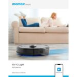 Momax - Elite Cleanse (Laser) IOT UV-C Vacuum Robot - Black - Image 2