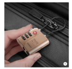 Momax PinLock TSA Padlock Find my locator (Desert Titanium) - Image 3