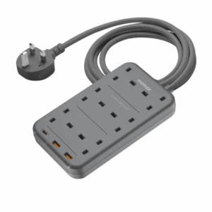 Momax ONEPLUG 6-Outlet Power Strip With USB - Black
