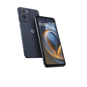 Motorola Moto E15 4G Phone, 2+64 GB DUAL SIM (Denim Blue) - Image 1