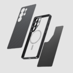 PITAKA S25 Ultra PinButton Case - Black / Grey Plain - Image 6