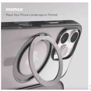 Momax CaseForm ROLLER Magnetic case iPhone 15 Pro (Black) - Image 3