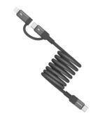 Momax Mag.link USB-C to C & Lightning Magnetic Cable 2m (Black)