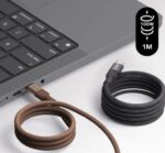Momax Mag.Link 100W USB-C to USB-C Magnetic Cable 1m  (Black) - Image 4