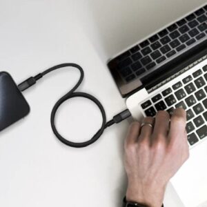 Momax Mag.Link 100W USB-C to USB-C Magnetic Cable 1m  (Black) - Image 3
