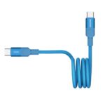 Momax Mag.Link 100W USB-C to USB-C Magnetic Cable 1m  (Blue) - Image 2