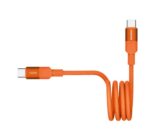Momax Mag.Link 100W USB-C to USB-C Magnetic Cable 1m  (Orange) - Image 2