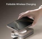 Momax 1-Charge Q.Port Qi2 3-in-1 Magnetic Wireless Charging Stand (Titanium) - Image 9