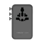 Momax 1-World² Universal 4-Port Travel GaN Charger 100W with Dual AC (Black) - Image 7