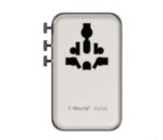 Momax 1-World² Universal 4-Port Travel GaN Charger 100W with Dual AC (Titanium) - Image 2