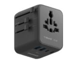 Momax 1-World² 5-Port Mini Travel GaN Charger 35W with Dual AC (Black)