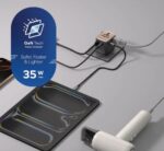 Momax 1-World² 5-Port Mini Travel GaN Charger 35W with Dual AC (Black) - Image 7