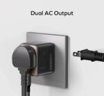 Momax 1-World² 5-Port Mini Travel GaN Charger 35W with Dual AC (Black) - Image 5