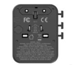 Momax 1-World² 5-Port Mini Travel GaN Charger 35W with Dual AC (Black) - Image 2