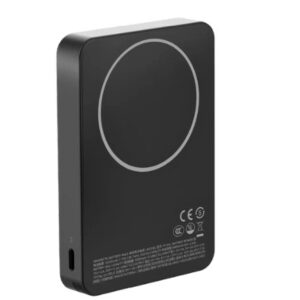 Momax 1-Power F.Pass⁺ 10000mAh Magnetic Battery Pack with Built-in Cable (Black) - Image 2