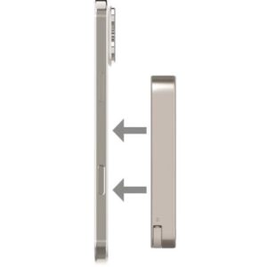 Momax 1-Power F.Pass⁺ 10000mAh Magnetic Battery Pack with Built-in Cable (Titanium) - Image 3