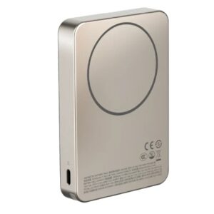 Momax 1-Power F.Pass⁺ 10000mAh Magnetic Battery Pack with Built-in Cable (Titanium) - Image 2