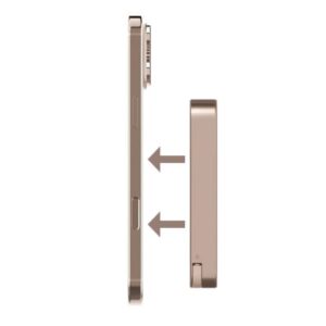 Momax 1-Power F.Pass⁺ 10000mAh Magnetic Battery Pack with Built-in Cable (Desert Titanium) - Image 4