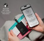 Momax 1-Power Badge+ Emergency Power Bank With Find My Locator  (Black) - Image 4
