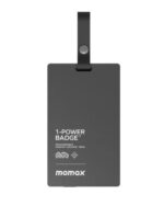 Momax 1-Power Badge+ Emergency Power Bank With Find My Locator  (Black) - Image 3