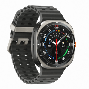Samsung Galaxy Watch Ultra LTE Titanium Silver Black Strap - Image 3