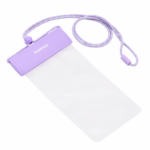 Momax Waterproof Pouch With Universal Neck Strap Purple - Image 2