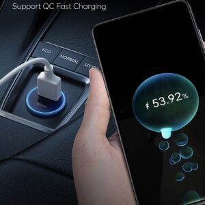 Momax MoVe 30W Dual-Port Car Charger (Grey) - Image 4