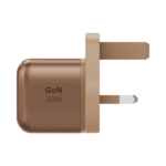 Momax 1-Charge 1-Port GaN 30W charger (UK) (Desert Titanium) - Image 4
