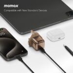Momax 1-Charge 1-Port GaN 30W charger (UK) (Desert Titanium) - Image 9