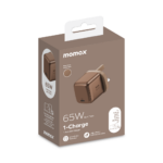 Momax 1-Charge 1-Port GaN 65W charger (UK) (Desert Titanium) - Image 8