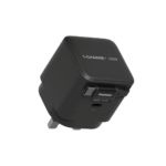 Momax 1-Charge+ 1-Port GaN 35W charger with Retractable USB-C Cable (Black) - Image 2