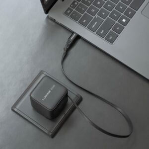 Momax 1-Charge+ 1-Port GaN 35W charger with Retractable USB-C Cable (Black) - Image 7