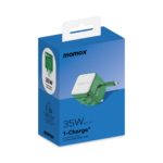 Momax 1-Charge+ 1-Port GaN 35W charger with Retractable USB-C Cable (Green) - Image 7