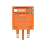 Momax 1-Charge+ 1-Port GaN 35W charger with Retractable USB-C Cable (Orange) - Image 3