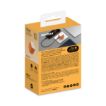 Momax 1-Charge+ 1-Port GaN 35W charger with Retractable USB-C Cable (Orange) - Image 10