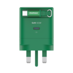 Momax 1-Charge+ 1-Port GaN 65W charger with Retractable USB-C Cable (Green) - Image 2