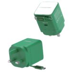 Momax 1-Charge+ 1-Port GaN 65W charger with Retractable USB-C Cable (Green) - Image 3