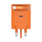 Momax 1-Charge+ 1-Port GaN 65W charger with Retractable USB-C Cable (Orange) - Image 8