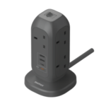 Momax ONEPLUG 7-Outlet Power Strip With USB (Space Grey)