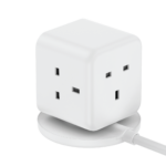 Momax 1-Charge Work Flow 3-Outlet Power Cube with USB (White) - Image 2