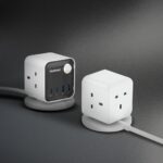 Momax 1-Charge Work Flow 3-Outlet Power Cube with USB (White) - Image 3