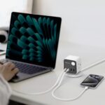 Momax 1-Charge Work Flow 3-Outlet Power Cube with USB (White) - Image 4
