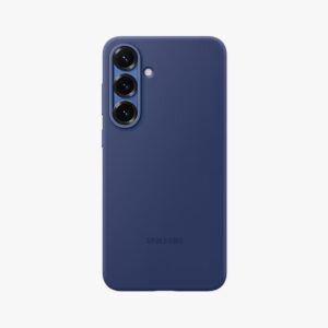 Samsung Galaxy S25 Plus Silicone Case - Dark Blue - Image 1