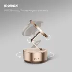 MOMAX 1-SNAP GO Auto Suction Magnetic Phone Stand (Titanium) - Image 3