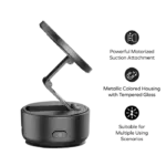 MOMAX 1-SNAP GO Auto Suction Magnetic Phone Stand (Black) - Image 3