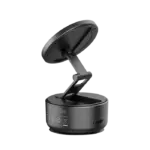 MOMAX 1-SNAP GO Auto Suction Magnetic Phone Stand (Black) - Image 2